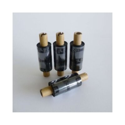 Wax Ribbons Zebra 2300 Standard Performance Wax Black 64mmx74m core 12.7mm