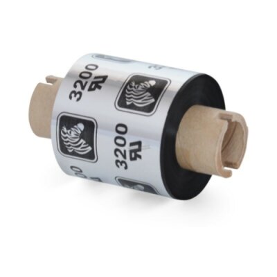 Nastri in cera/resina Zebra 3200 Premium High-Performance Wax/Resin Nero 33mmx74m nucleo 12.7mm