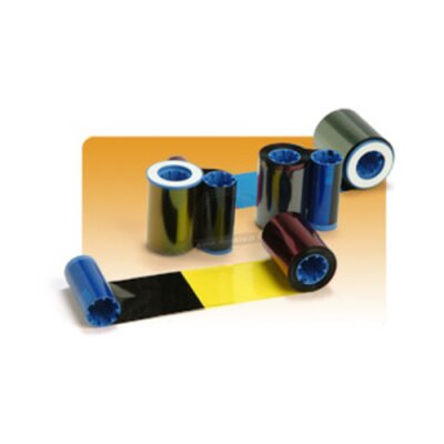 ribbon two-panel Zebra TrueColours iSeries KrO with a coating with a cleaning tape Black 500 prints
