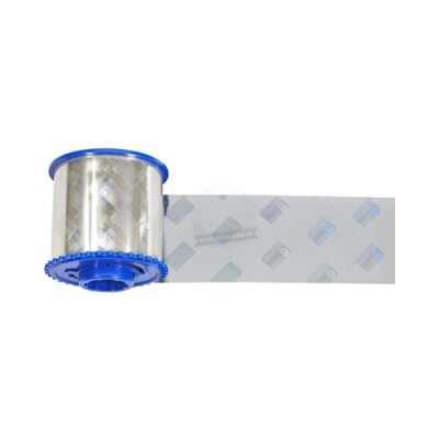 Laminat Zebra True Secure™ top with wallpaper background version - Lock hologram 0,025mm 750 prints