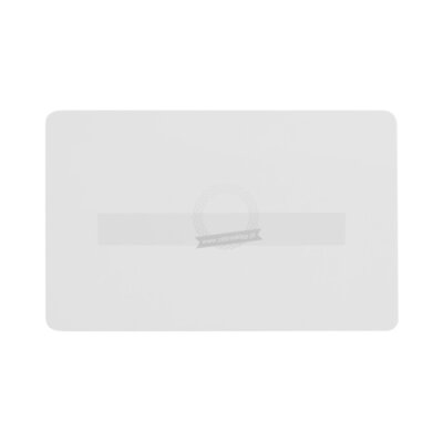 Zebra PVC Premier plastic cards with signature panel, white 0.762mm - 500 cards