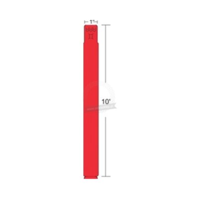 Wristbands direct thermal polypropylene on a roll Zebra Z-Band Fun Black Mark for adults coated fastener with universal durable adhesive with perforation red 25x254mm core 25mm