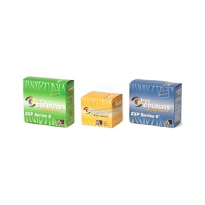 Laminato Zebra True Secure™ superiore con versione a sfondo tapetato - ologramma Lock 0,025mm 625 stampe