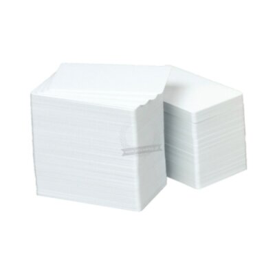Plastic cards Zebra PVC Premier Plus composite White 0,762mm - 500 cards