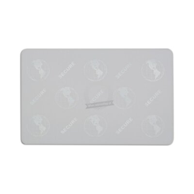 ZEBRA PVC Premier Plus Security plastic cards with security feature (3D hologram with globe), white 0.762mm - 500 cards