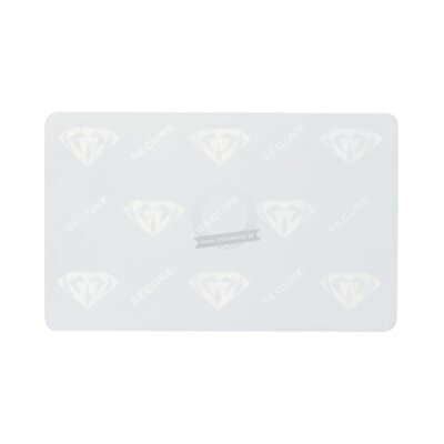 ZEBRA PVC Premier Plus Security composite plastic cards with security feature (hologram with diamond), white 0.762mm - 500 cards