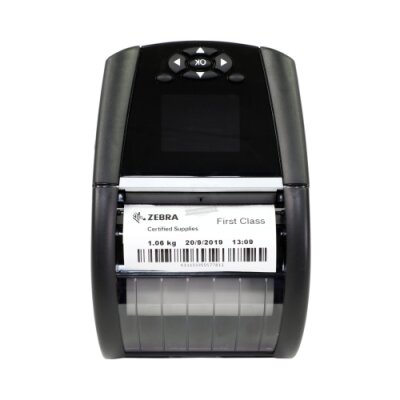 Direct thermal printer ZQ620 Zebra; 3IN ENG, DUAL/802.11, BT, E, STRAP, BATT, WIDTH SEN IN