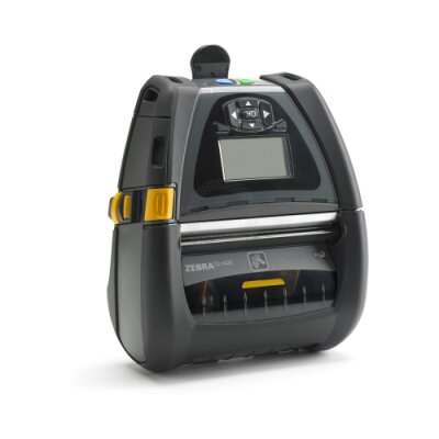 Stampante termica diretta QLn420 Zebra; CPCL, ZPL, XML, Serial and USB Cable Ready, Mfi + Ethernet, 128M RAM, 256M Flash, DT/Linered Platen, 3/4" Core, English, Grouping E, Shoulder Strap and Belt Clip, Media Width Sensor