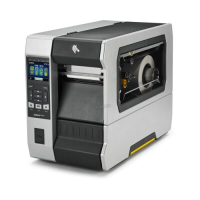Thermal transfer printer ZT610 Zebra; 4", 203 dpi, Euro and UK cord, Serial, USB, Gigabit Ethernet, Bluetooth 4.0, USB Host, Tear, Color, ZPL