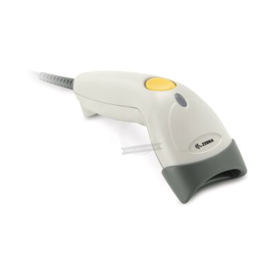 Universal barcode scanner Zebra LS1203, USB, White, Presentation Cradle