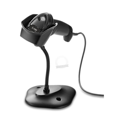 Handheld scanner Zebra DS2208, Twilight Black, SR, USB cable, Presentation Cradle