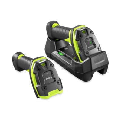 Scanner portatile Zebra Li3608, Industrial Green, SR, cavo USB