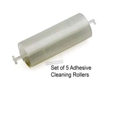Set of 5 Zebra cleaning rolls with adhesive