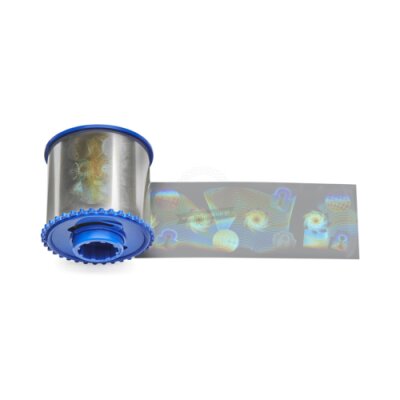 Laminat Zebra iSeries True Secure™ top with wallpaper background version - hologram with the globe 0,025mm 750 prints