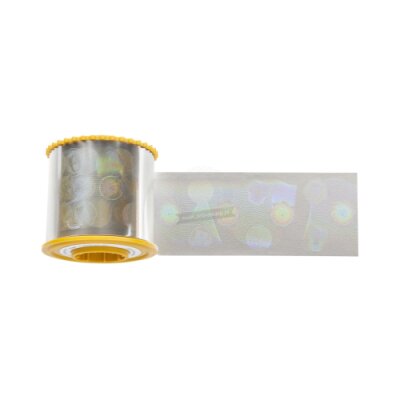 Laminat Zebra iSeries bottom with wallpaper background version - hologram with the globe 0,025mm 750 prints