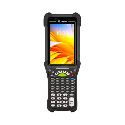 Mobile Handheld Mobile Computer MC94 Zebra; LAN, WIFI 6E, Gun, Bluetooth, NFC, 4.3" Display, Vibrator, Android GMS, SE4770 Imager, 6GB RAM / 128GB UFS, 34 Key, 7000mAh Standard Battery, Rest of World