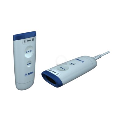 Escáner inalámbrico Zebra CS6080; Companion Scanner, Inductive, Area Imager, Healthcare, FIPS, HC White, Vibration Motor