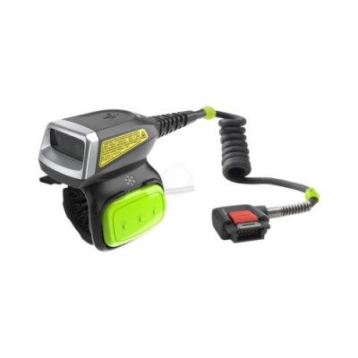 Handheld scanner Zebra RS5000X; Corded Wearable Scanner, SE4770, Short Cable, Standard Finger Trigger, Worldwide