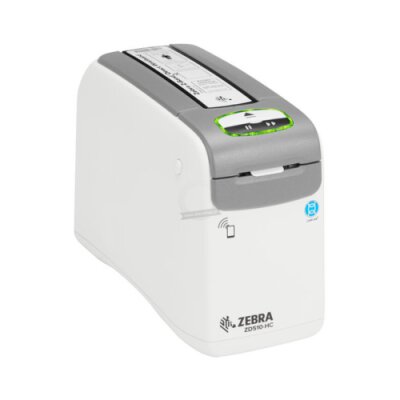 Stampante termica Zebra ZD510-HC; braccialetto, ZPL II, XML, 300 dpi, cavi UE e Regno Unito, USB, host USB, solo Ethernet